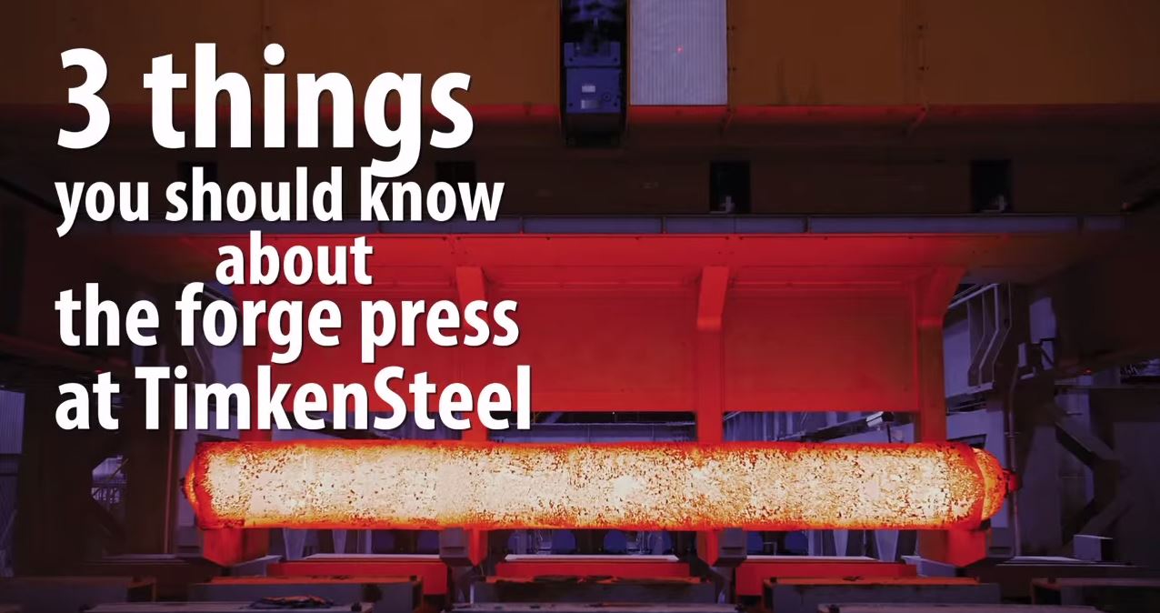 Timkensteel’s Forge Press Is Critical To Enhancing…, And Watch It Put The Squeeze On Some Hot Steel.